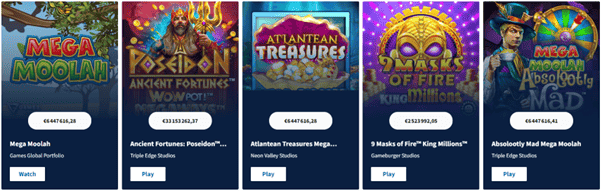 Games Global jeux de jackpots progressifs Games Global jeux de jackpots progressifs illustration