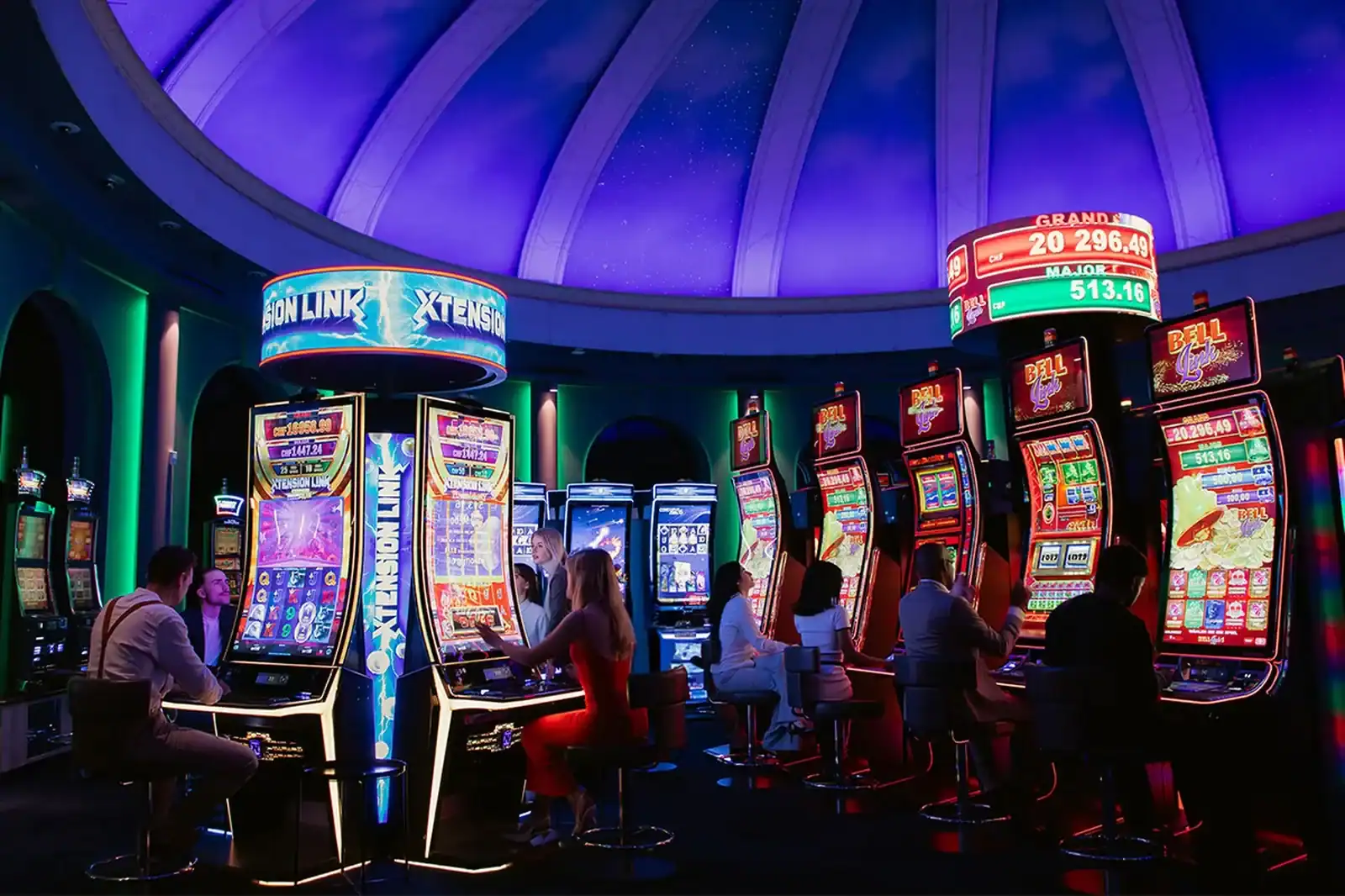 Salle des machines à sous du Grand Casino Bern