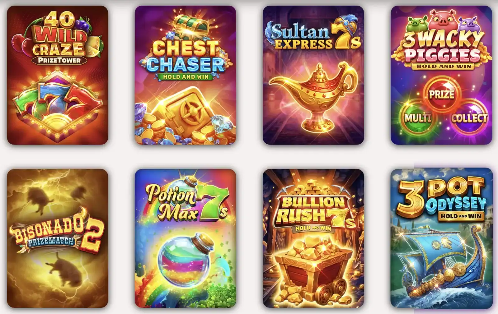 Kalamba Games Spielautomaten Chest Chaser Bullion Rush 3 Pot Odyssey Kalamba Games Spielautomaten Chest Chaser, Bullion Rush und 3 Pot Odyssey Illustration